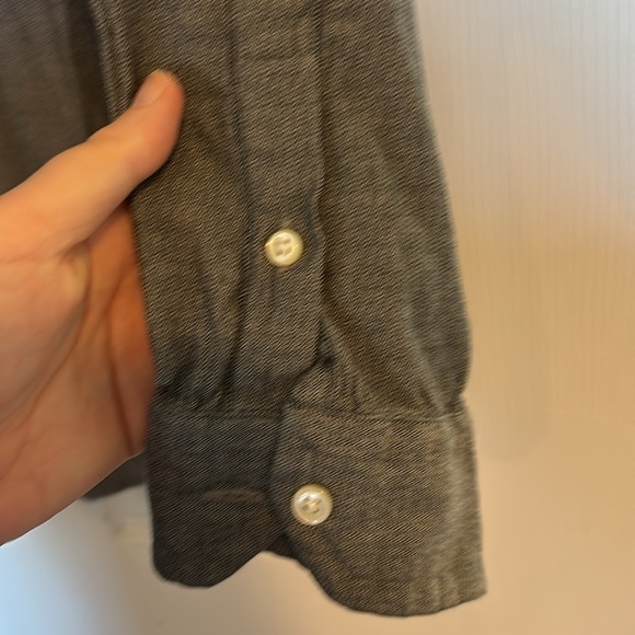 Daniel Cremieux men’s gray long sleeve button down shirt size large - Picture 6 of 9
